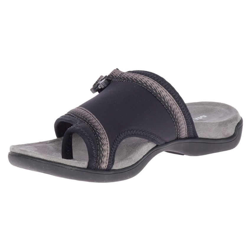 Sandales Merrell District Muri Wrap Noir Femme | Q.X.HGKA